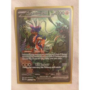Pokemon TCG Koraidon EX Illustrated Ryota Murayama Trading Card